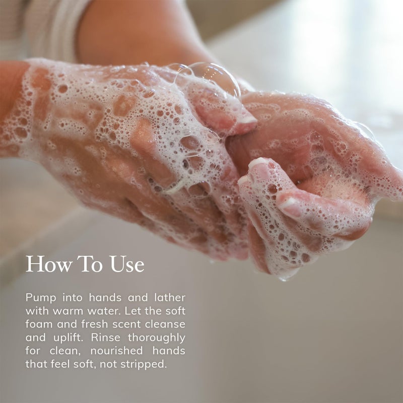 Deep Steep Liquid Hand Wash, Rosemary Mint, 17.6 oz â€“ Moisturizing Cleanser with Olive Oil, Aloe Vera, Glycerin & Hyaluronic Acid â€“ Vegan, Clean Beauty, Soft & Nourished Hands - Image 5